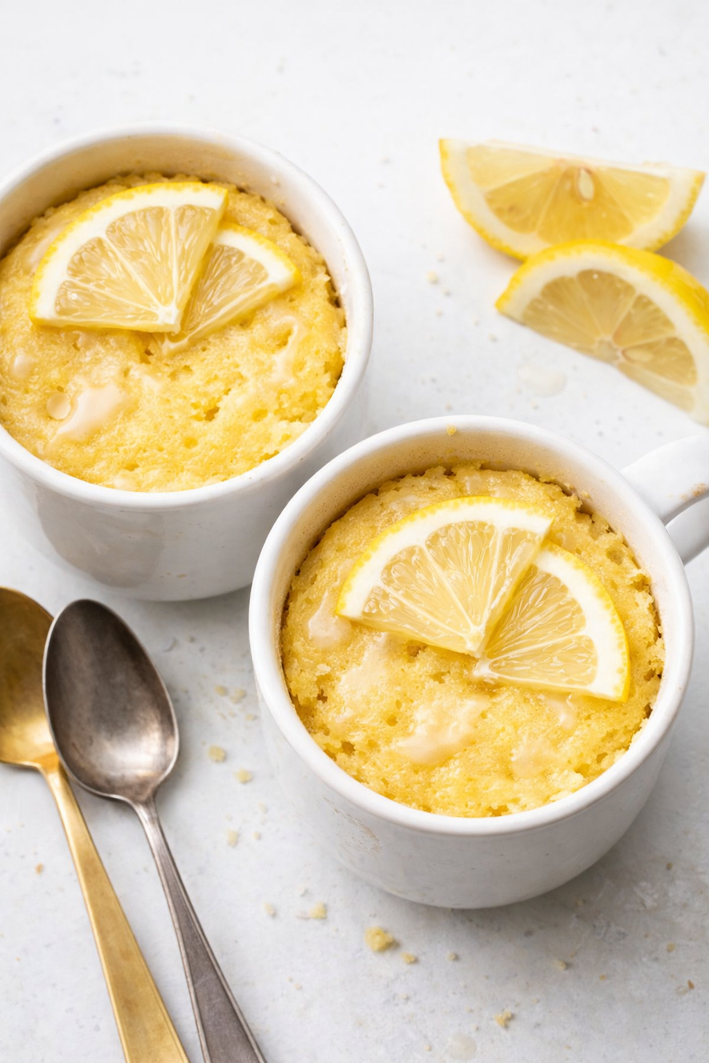 Quick Lemon Cake in a Mug
