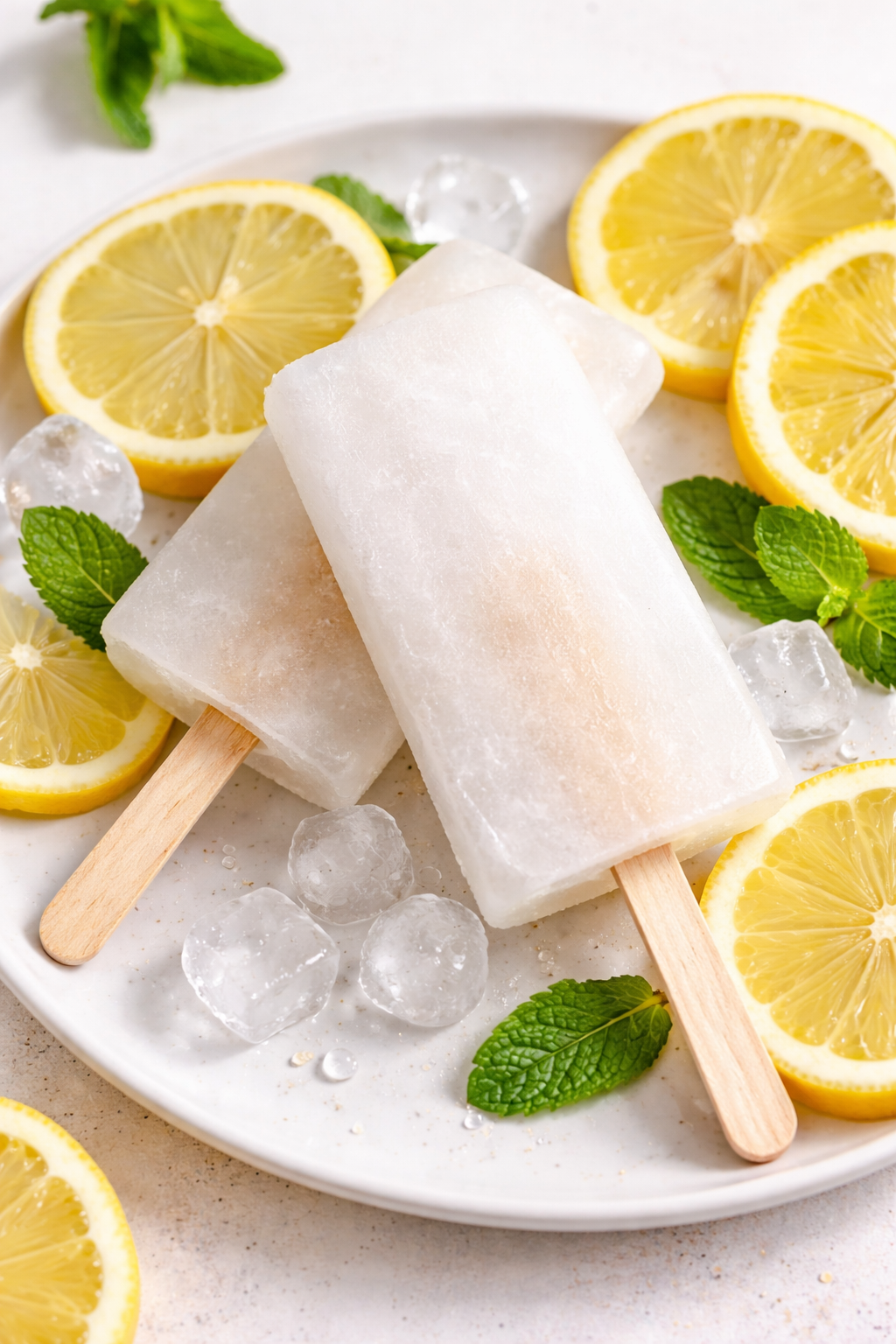 Quick Lemonade Ice Pops