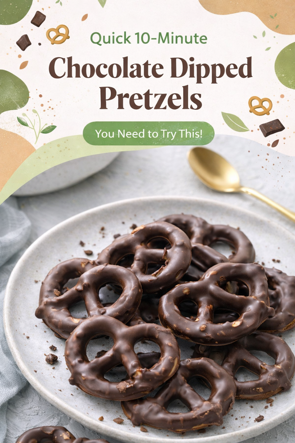 Quick Salted Chocolate Pretzel Bites