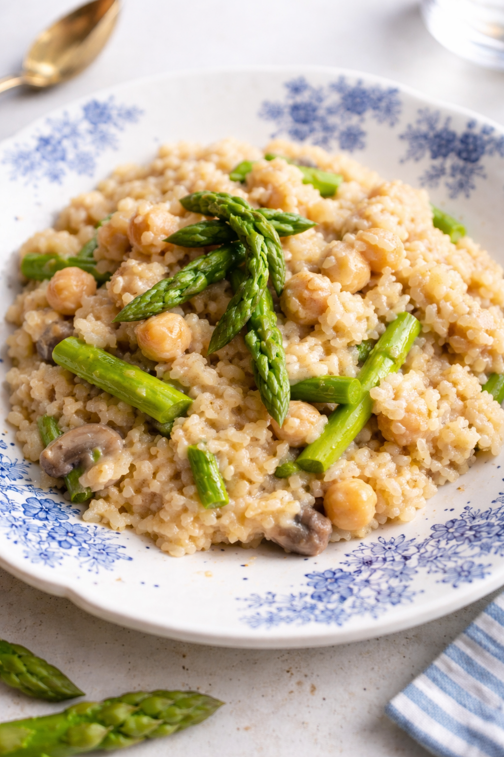 Quick Spring Vegetable Risotto