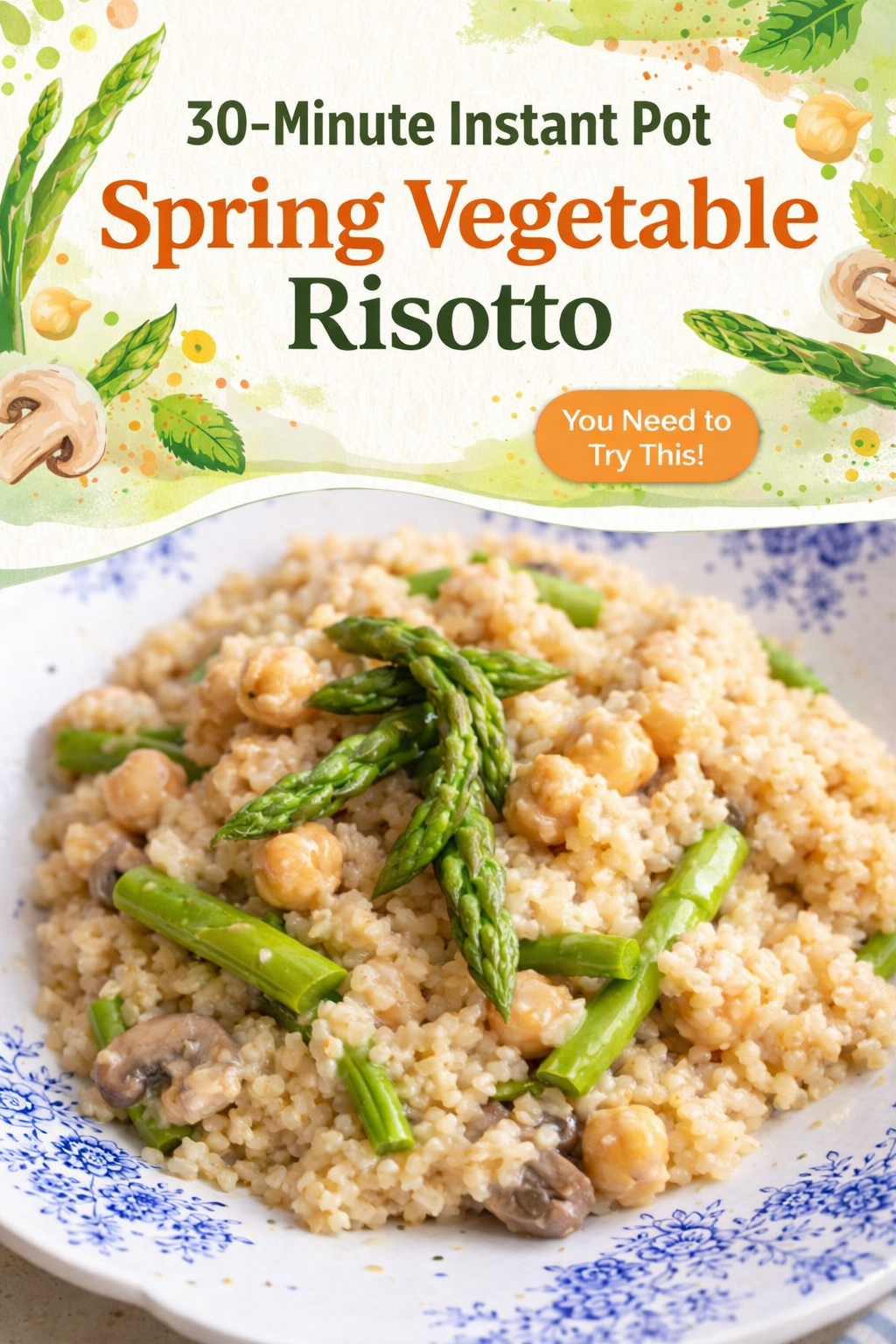 Quick Spring Vegetable Risotto