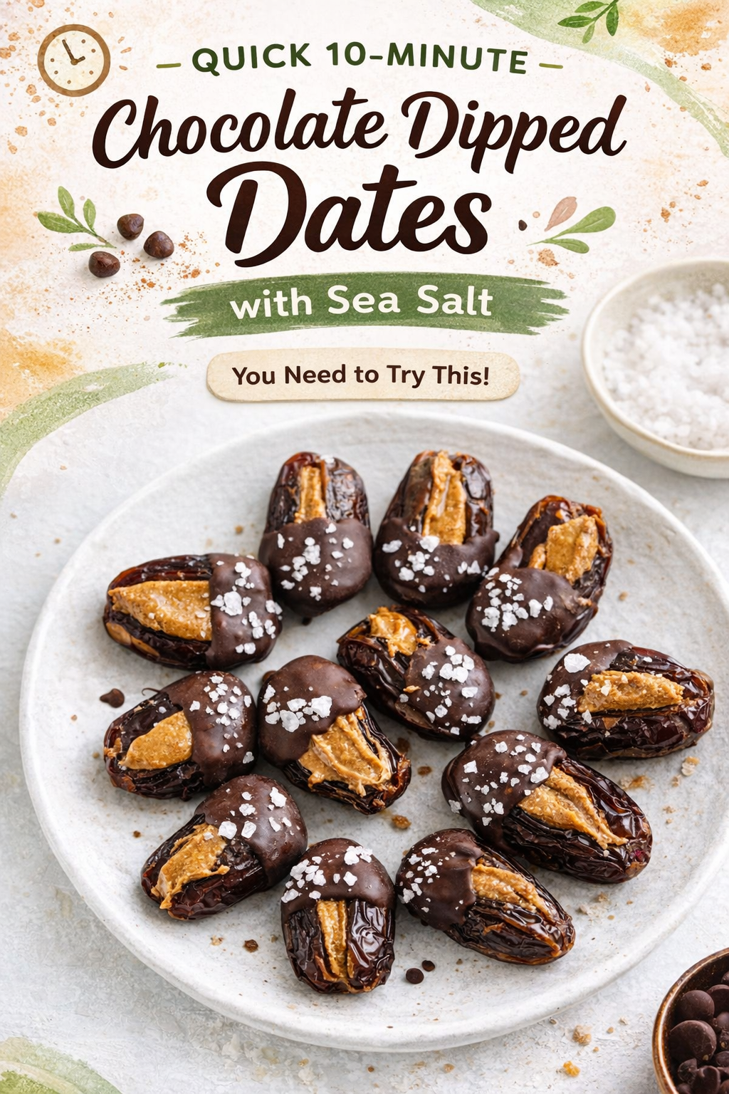 Sea Salt Chocolate Date Bites