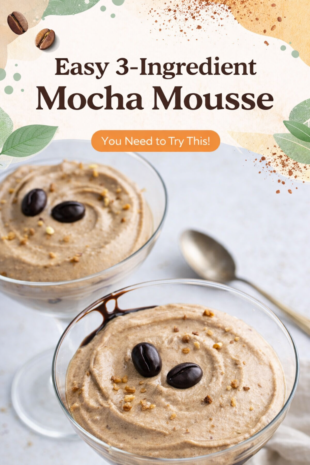 Simple 3-Ingredient Mocha Mousse