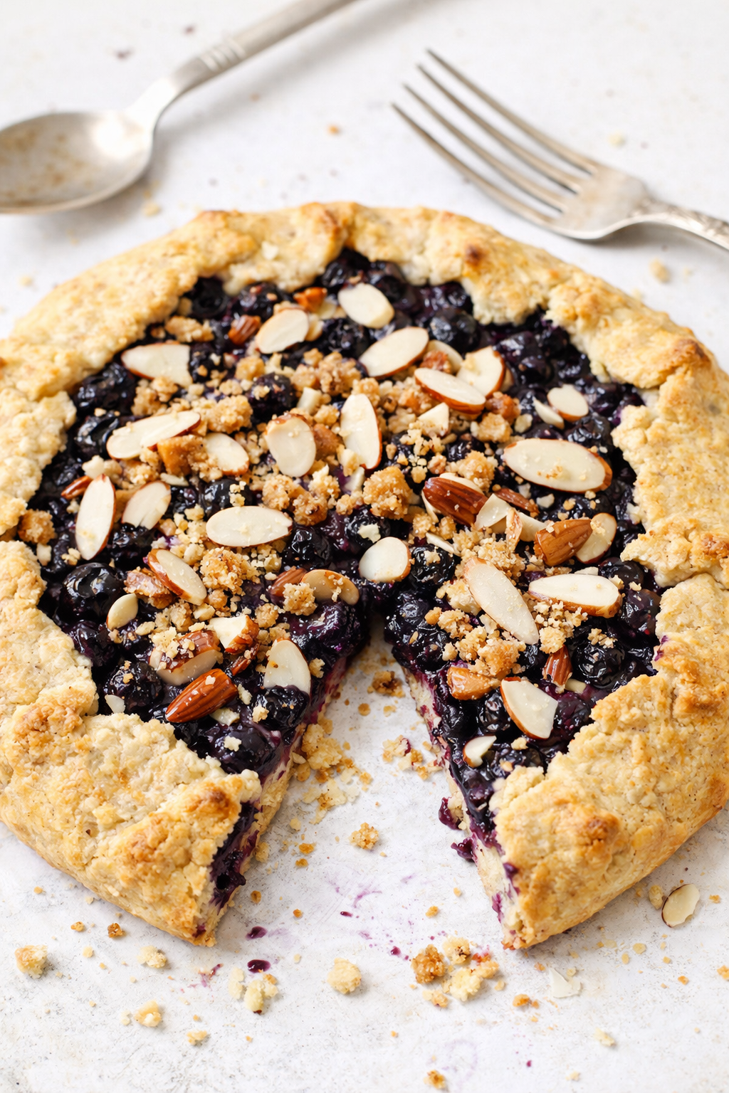 Simple Almond Flour Blueberry Galette Recipe