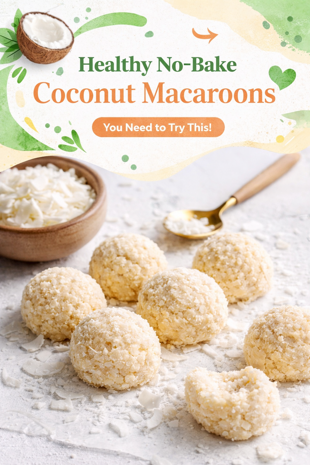 Simple Coconut Macaroon Bites