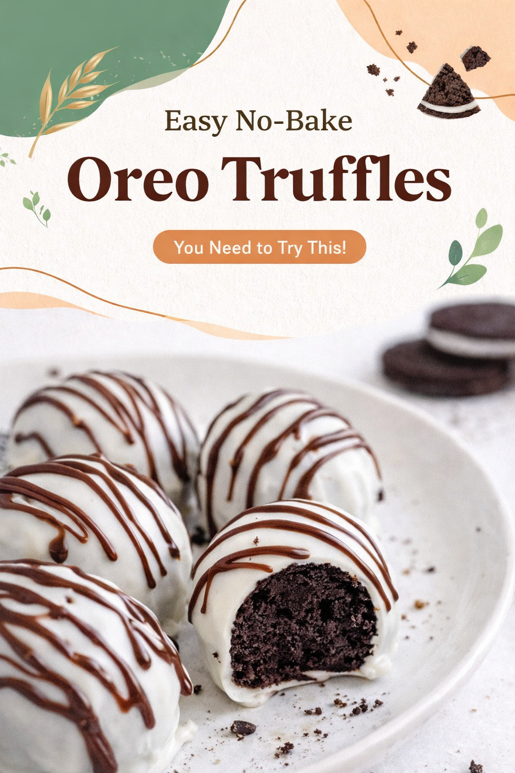 Simple Oreo Truffles No Baking Needed