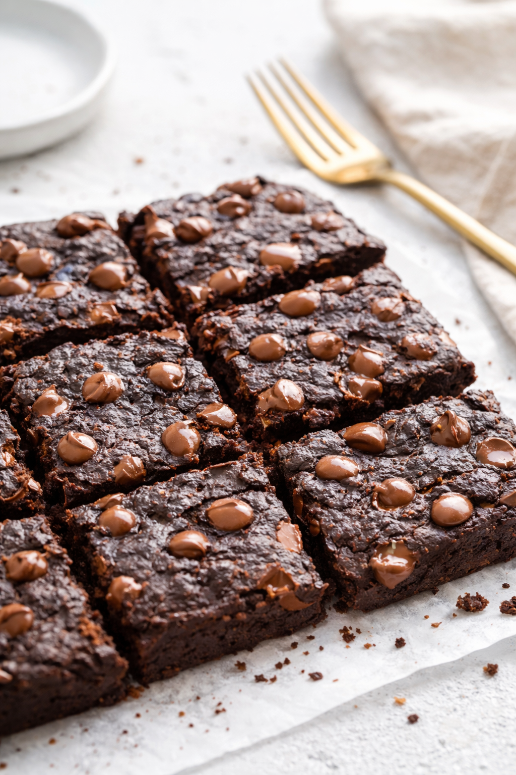 Simple Three Ingredient Chocolate Brownies