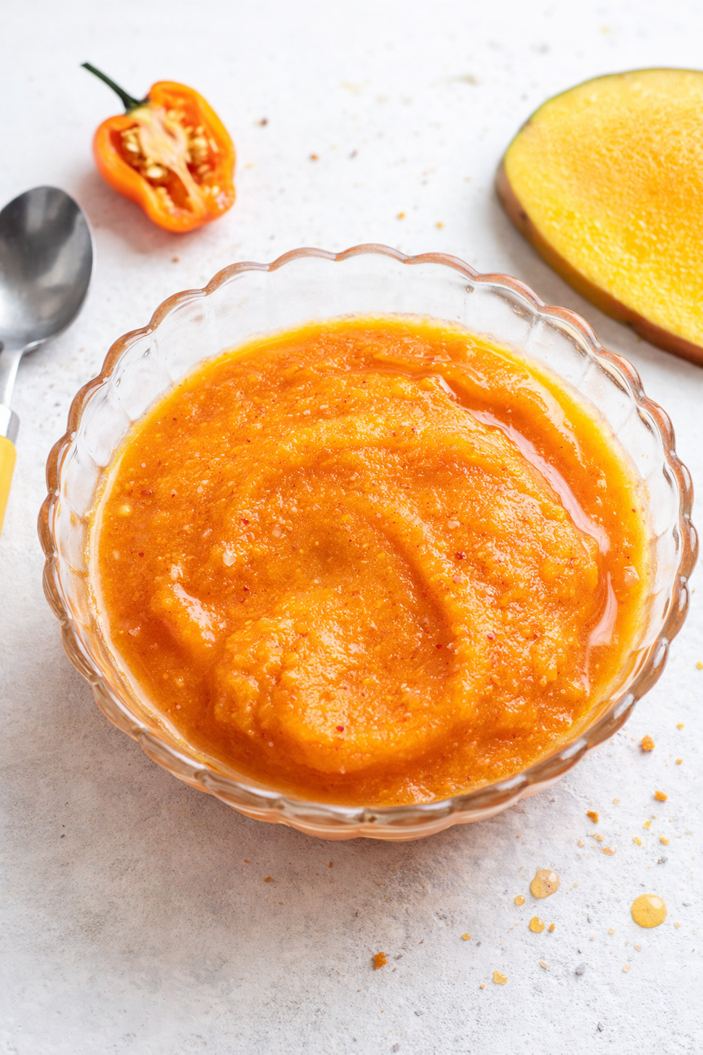 Spicy Mango Habanero Frozen Sorbet