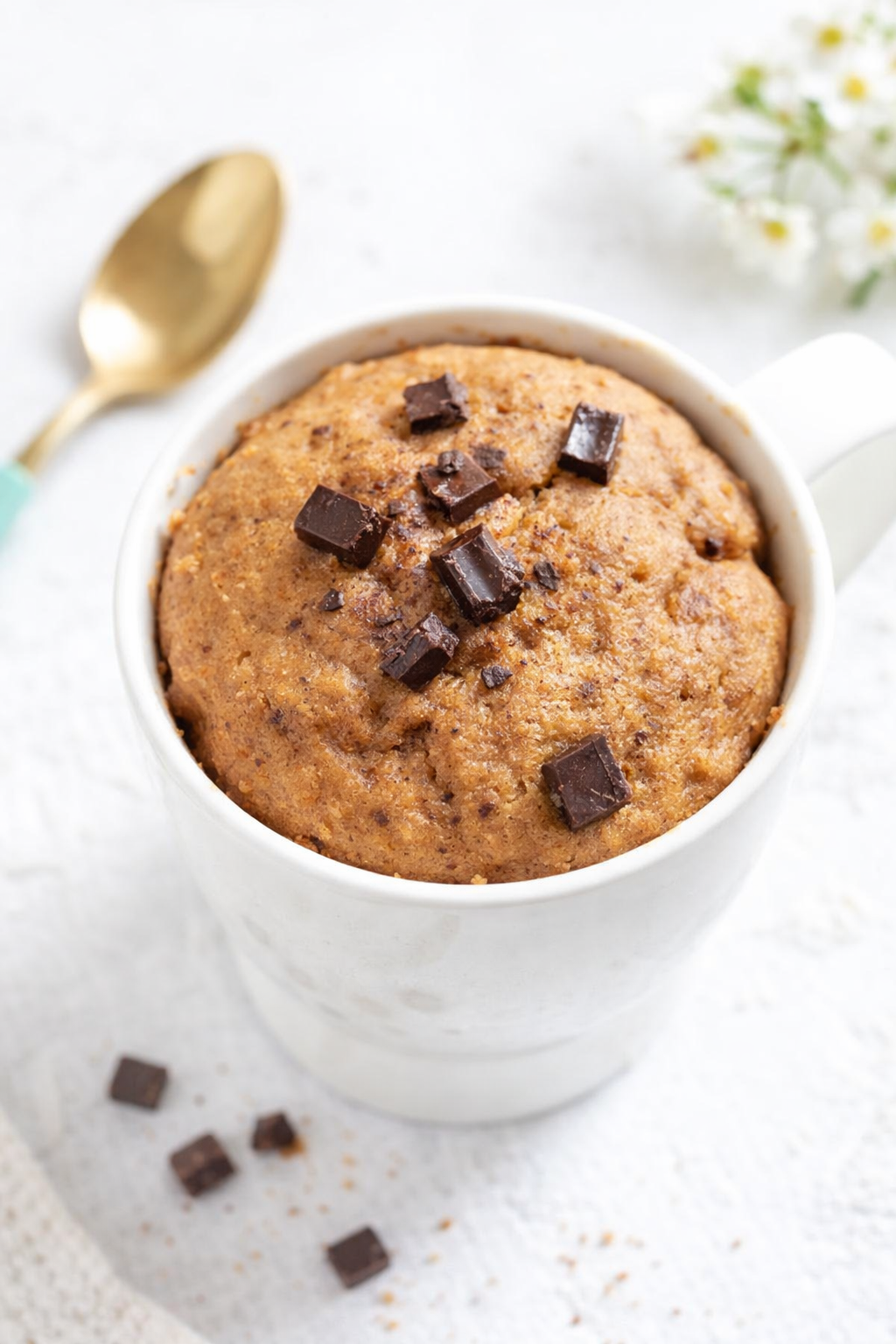 Springtime Pumpkin Spice Mug Cake
