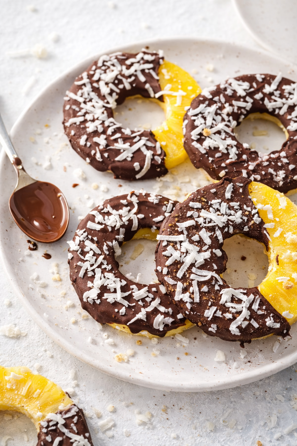 Tropical Coconut Pineapple Rings Frozen Treat
