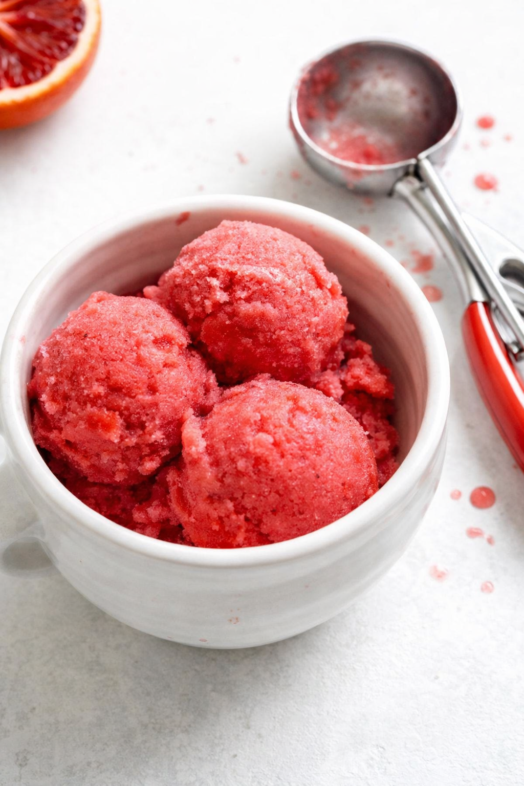 Two Ingredient Blood Orange Sorbet Recipe
