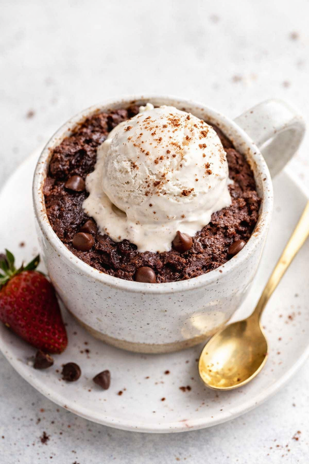 Vegan Chocolate Mug Brownie in Minutes