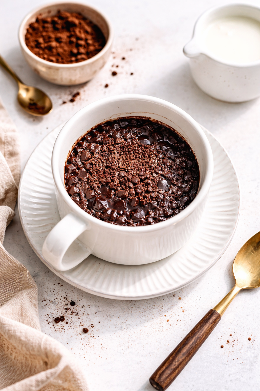Vegan Microwave Brownie in a Mug