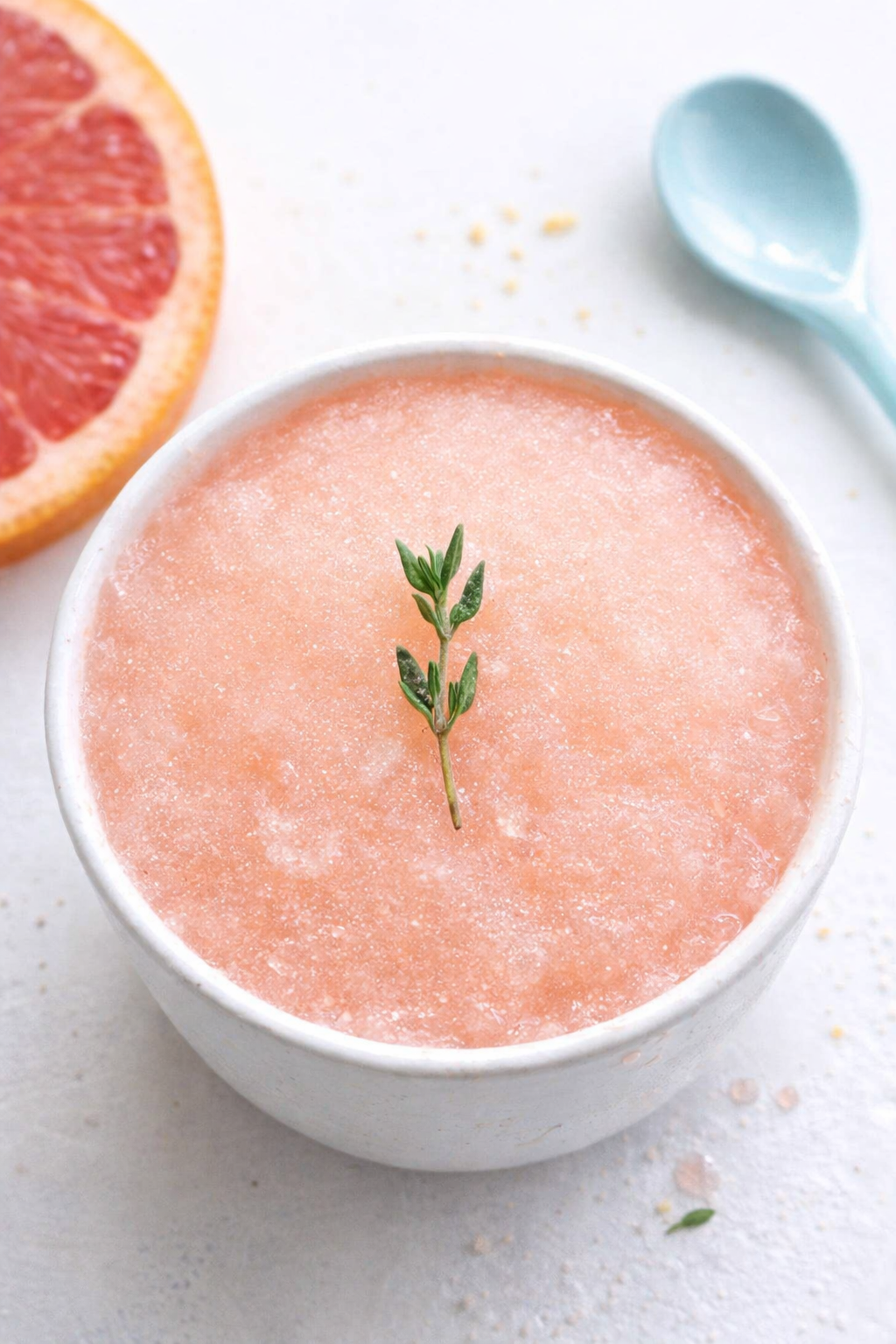 Zesty Grapefruit Honey Frozen Sorbet