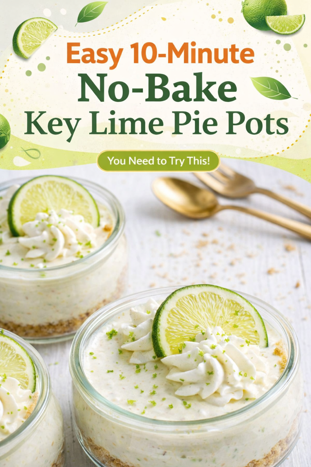 Zesty Key Lime Pots in Minutes