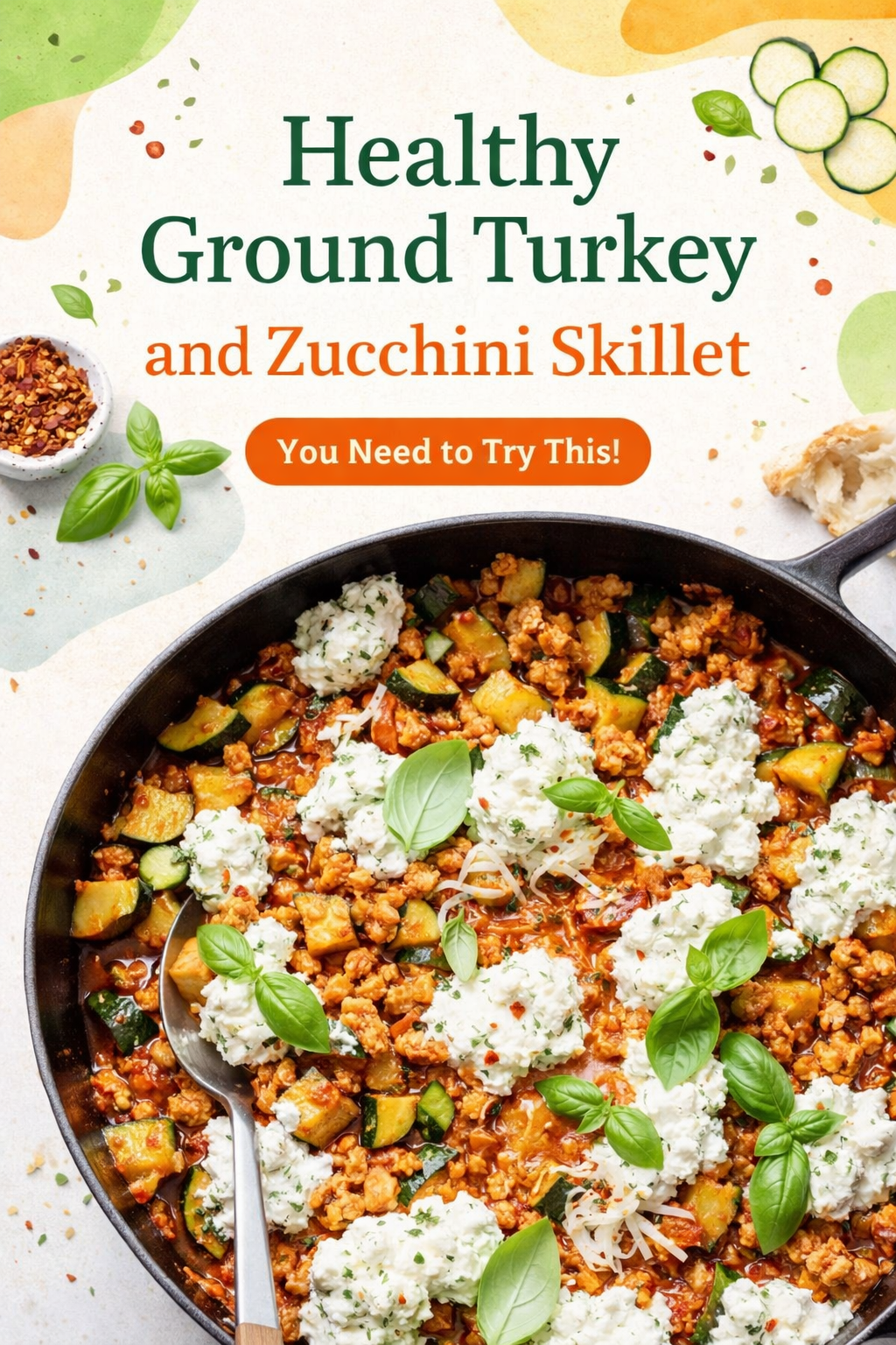 Zucchini Turkey Skillet Supper