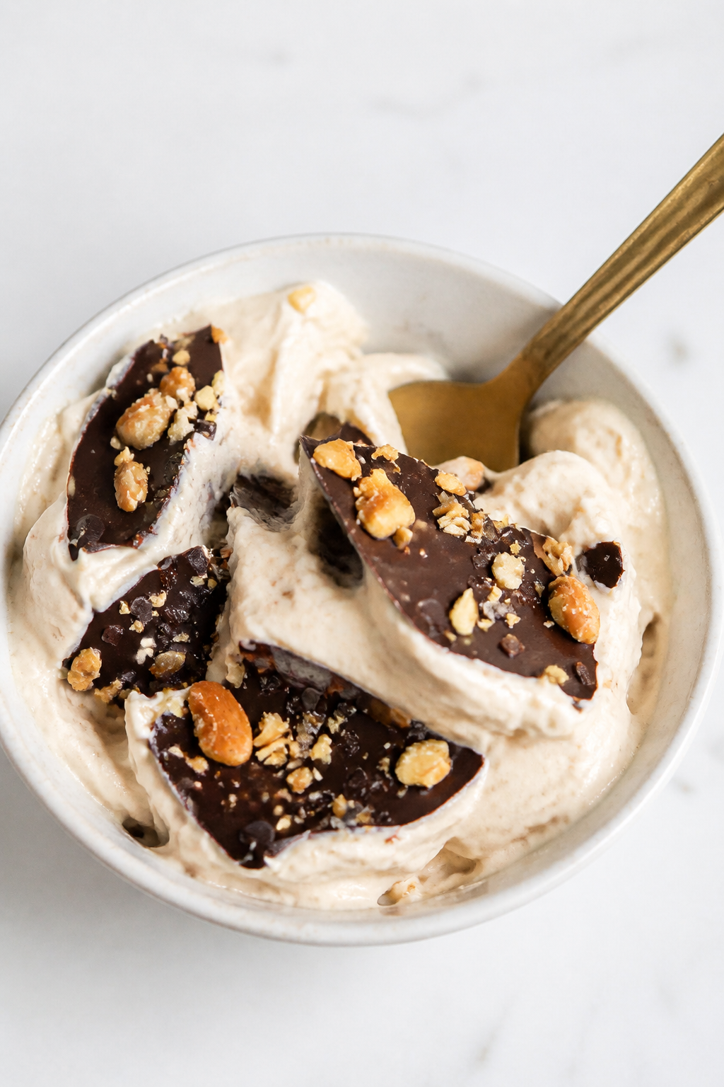 5 Minute Frozen Yogurt with Crispy Chocolate Shell