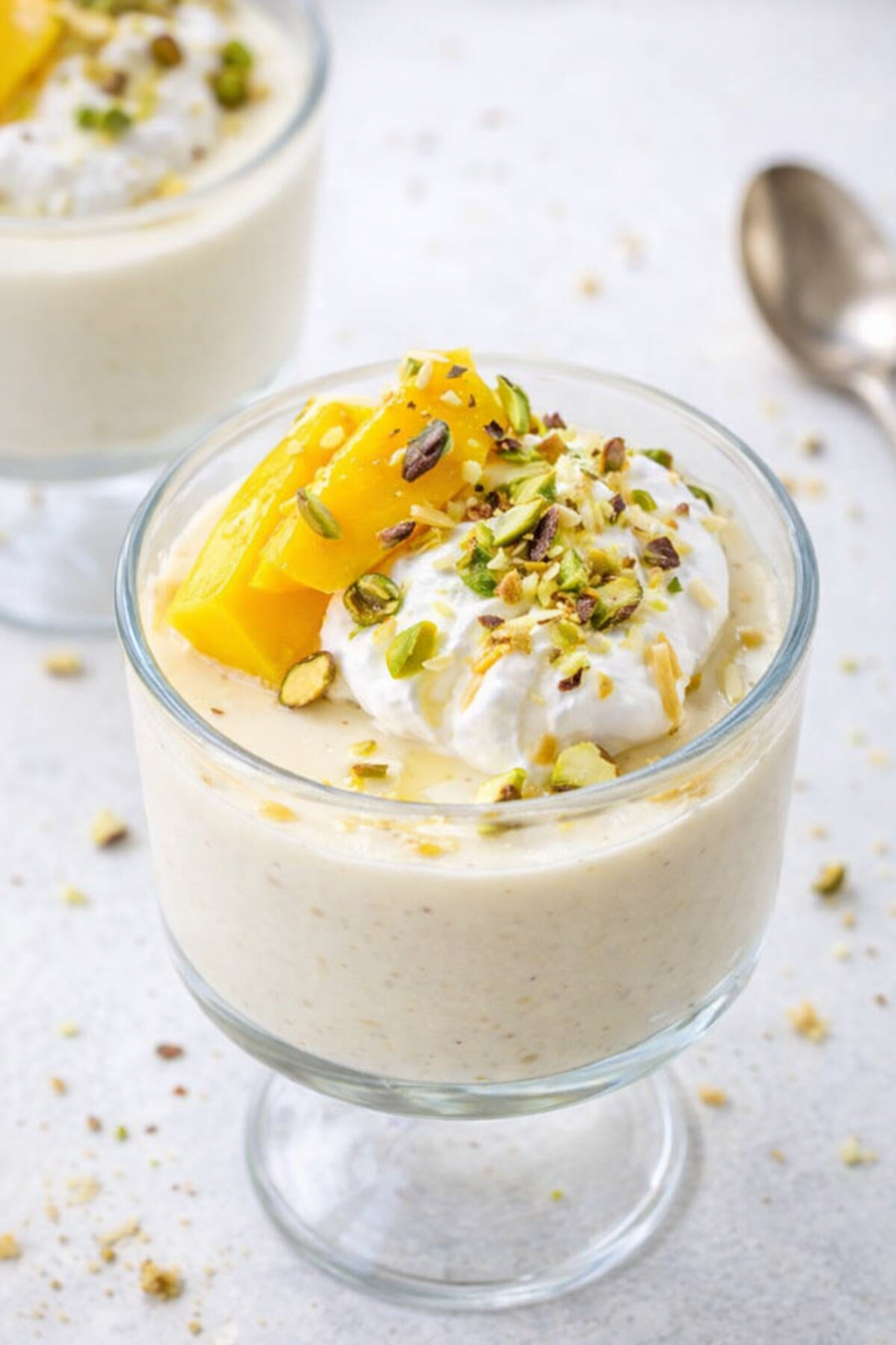 Chilled Coconut Mango Panna Cotta