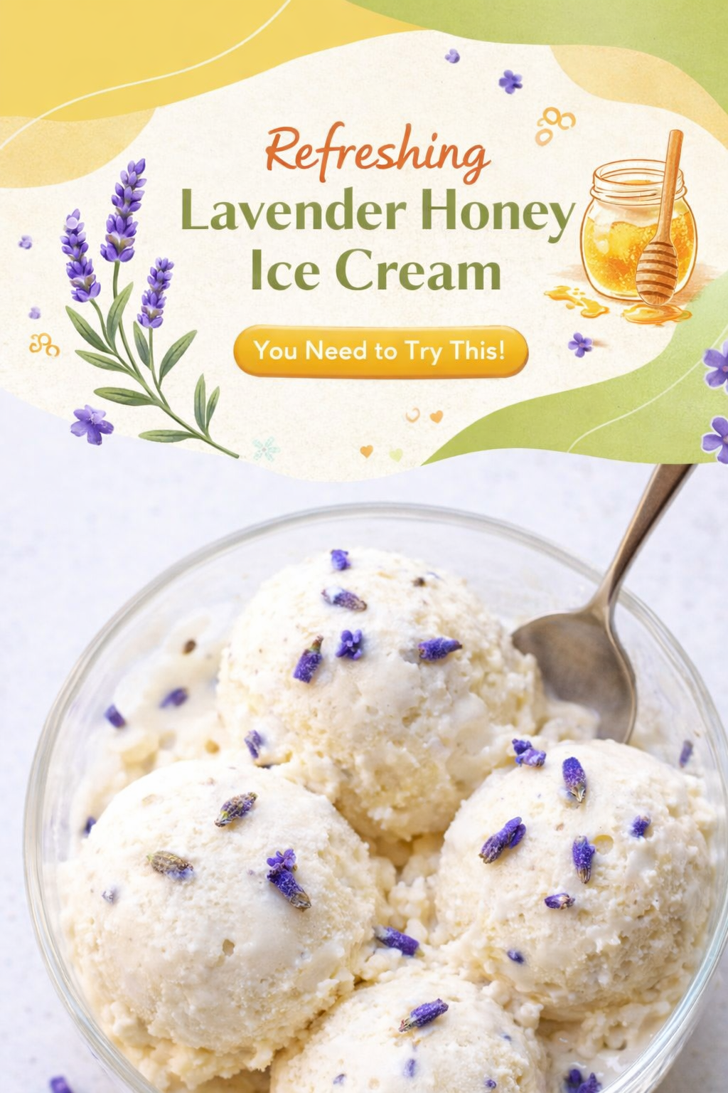 Chilled Lavender Honey Cream Dream