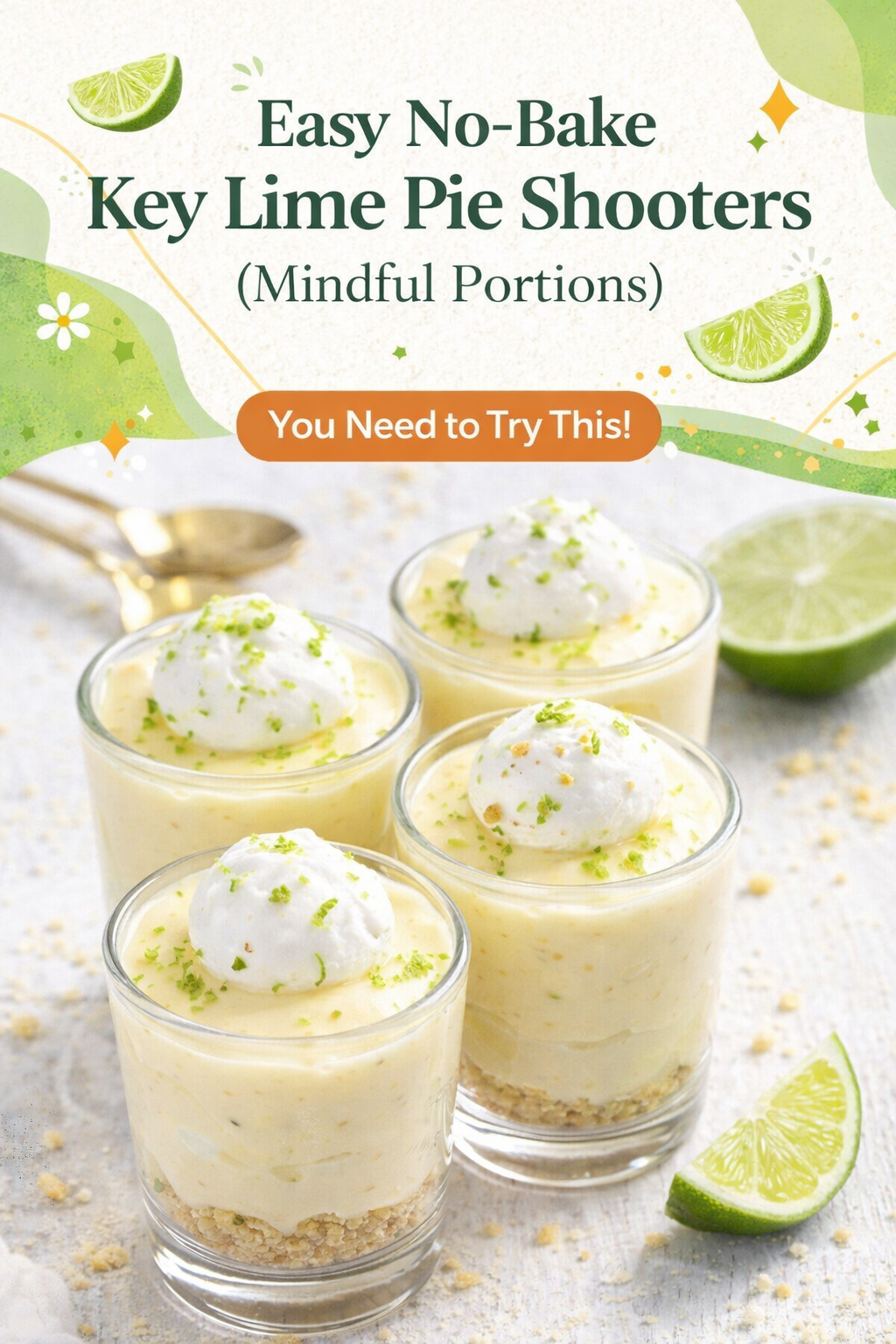Easy No-Bake Key Lime Pie Shooters