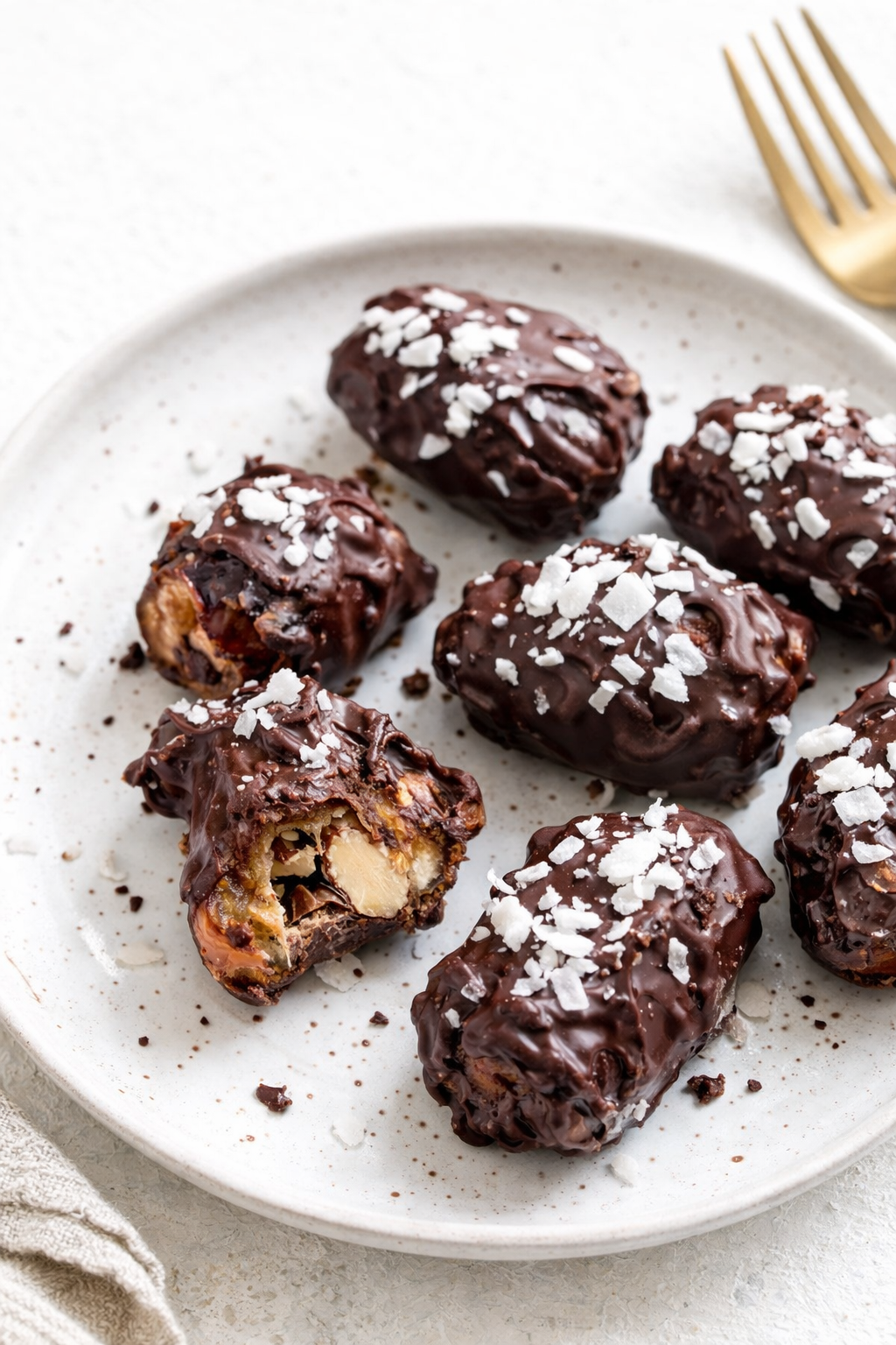 Fast Chocolate Covered Date Bites