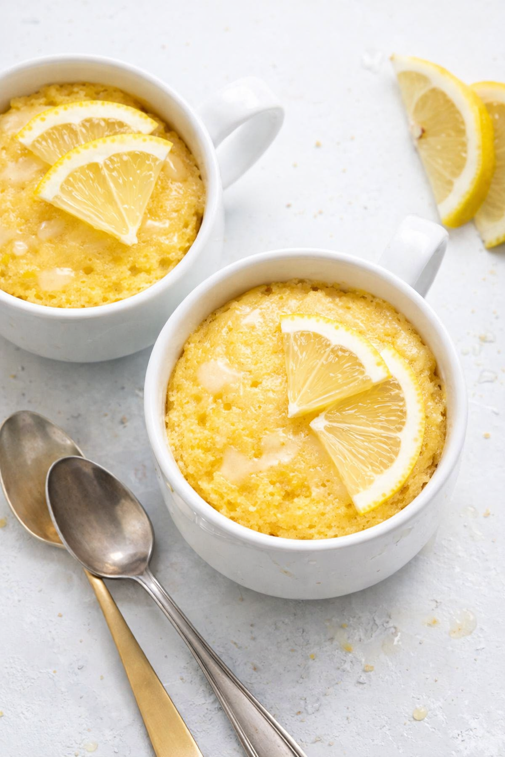 Fast Lemon Mug Cake in Ten Minutes