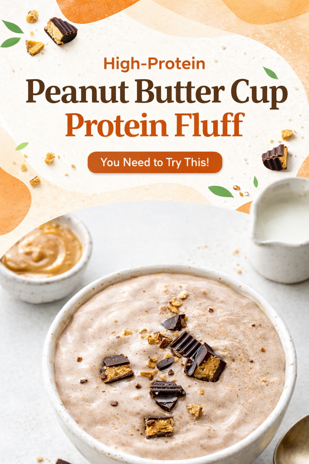 Fluffy Peanut Butter Cup Protein Whip