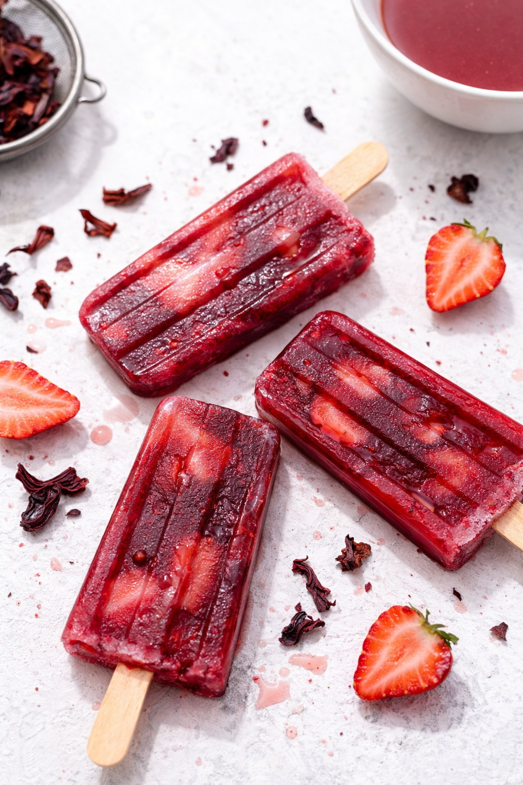 Hibiscus Tea Popsicles A Refreshing Treat