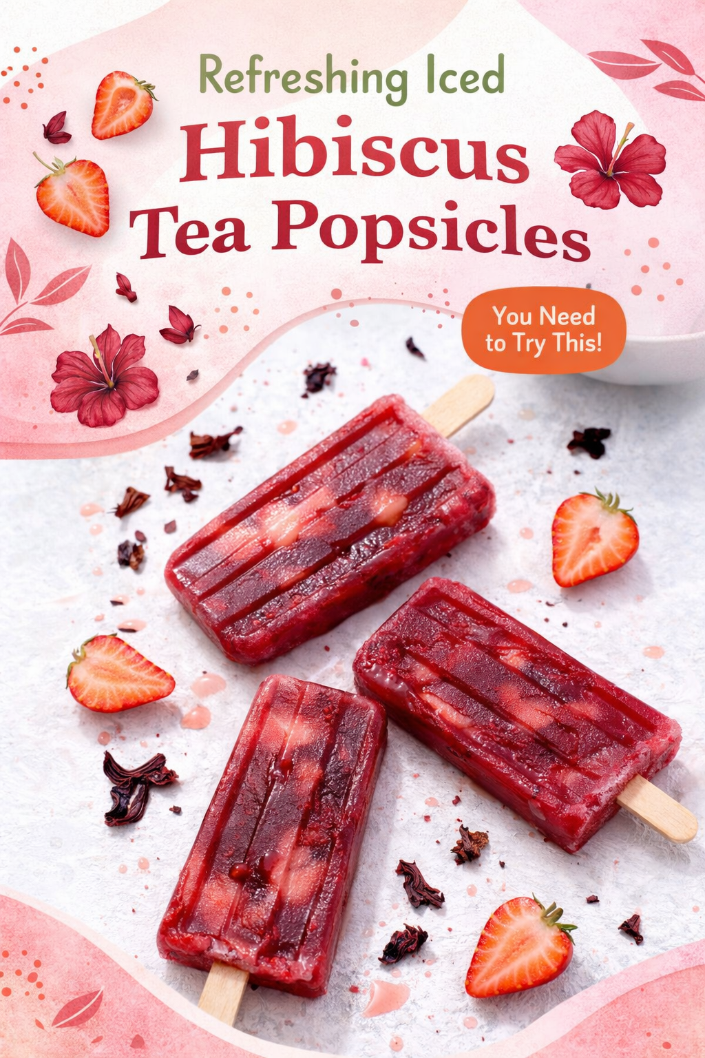 Hibiscus Tea Popsicles A Refreshing Treat