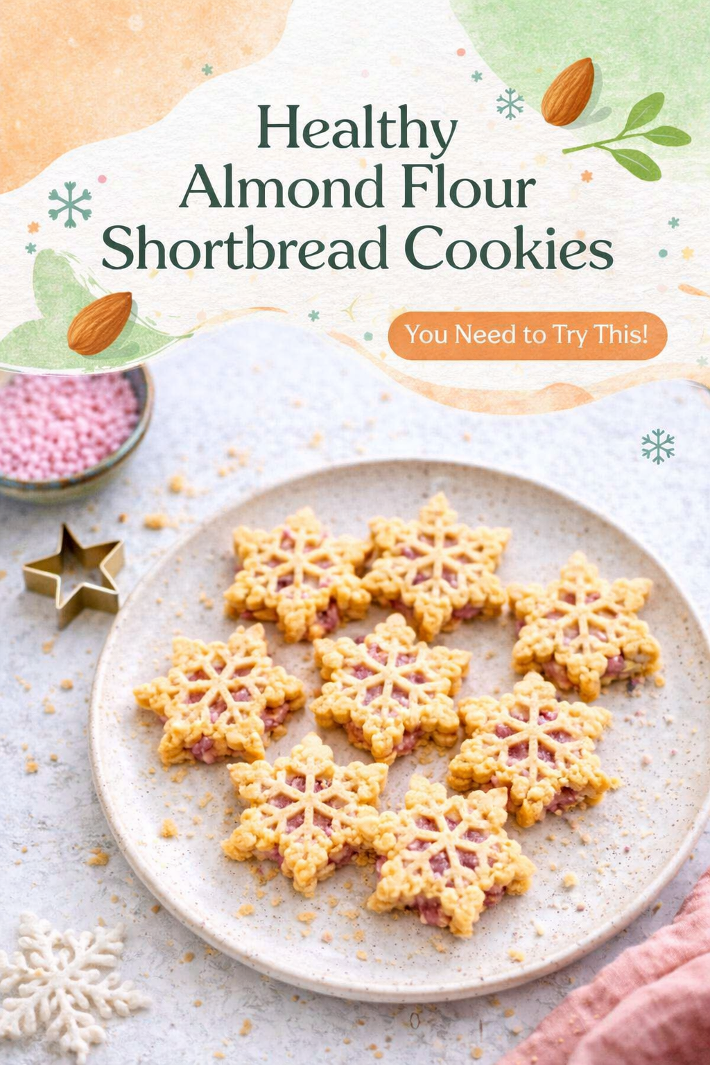 Nutritious Almond Flour Shortbread Cookie Recipe