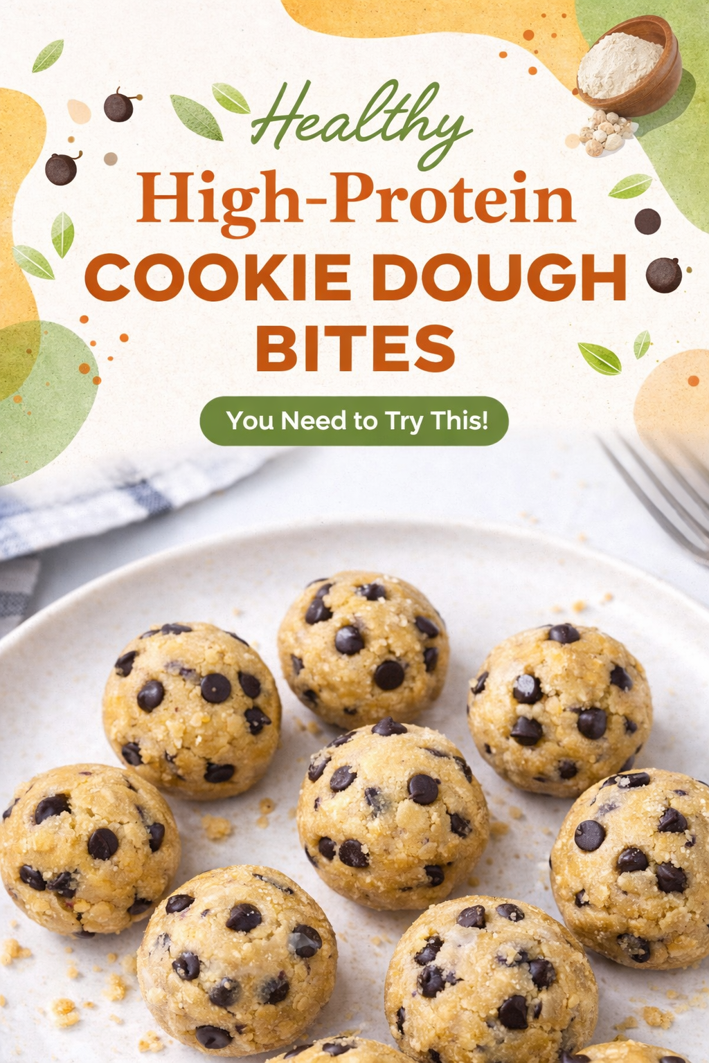 Protein-Packed Cookie Dough Bites Recipe