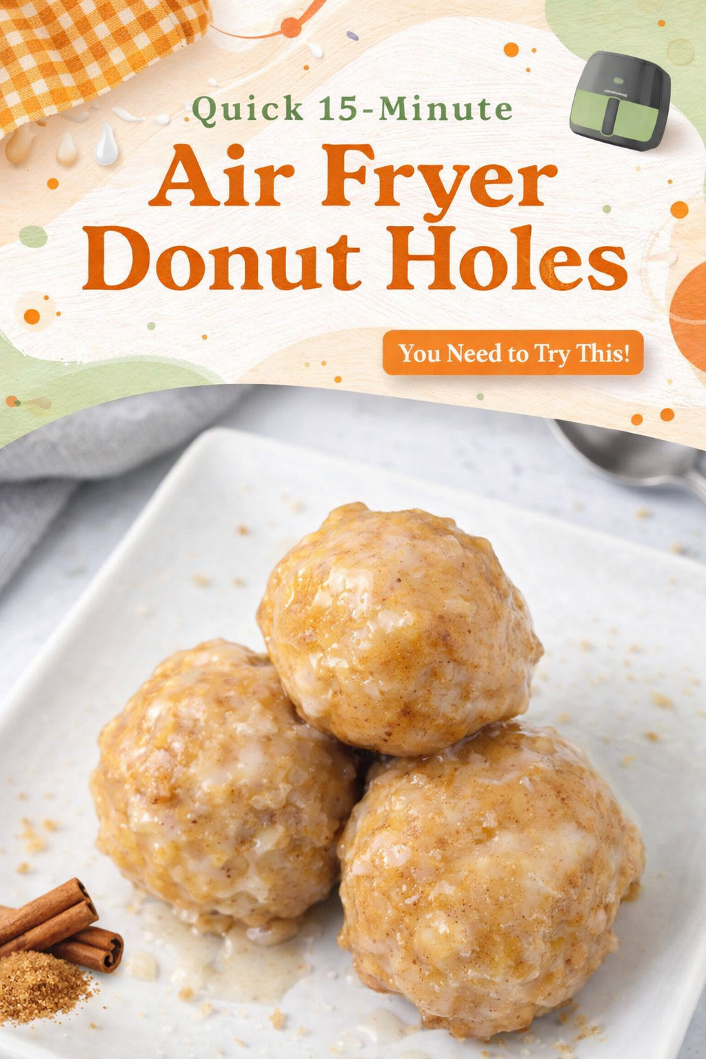 Quick Air Fryer Donut Holes in Minutes