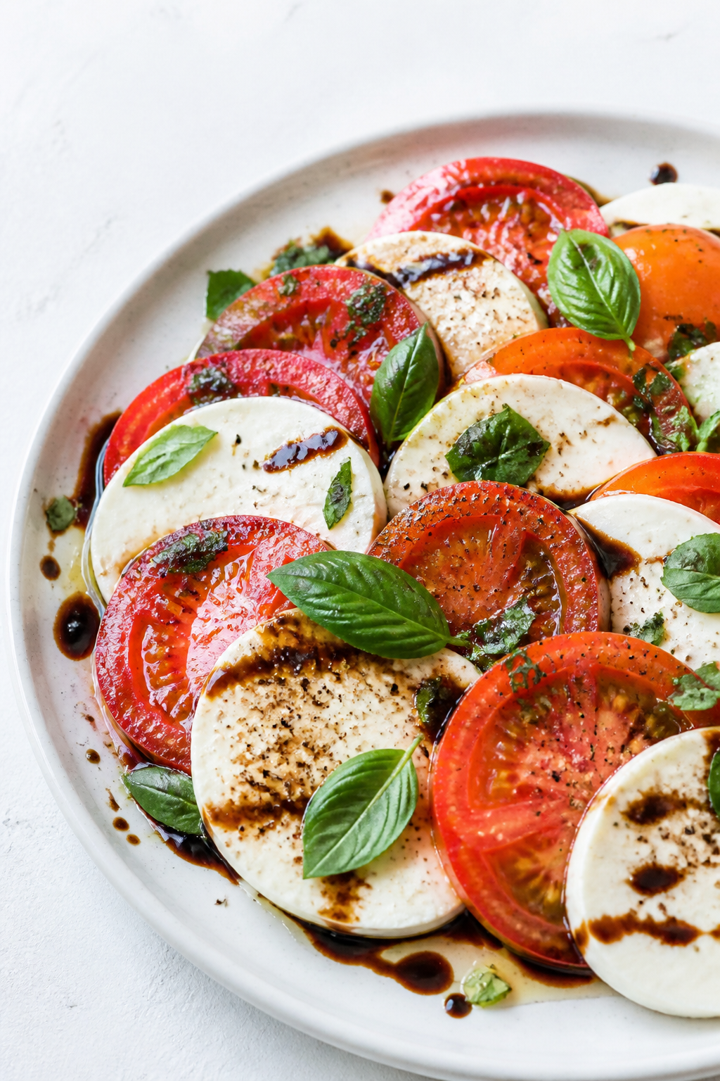 Quick Caprese Salad with Balsamic Drizzle