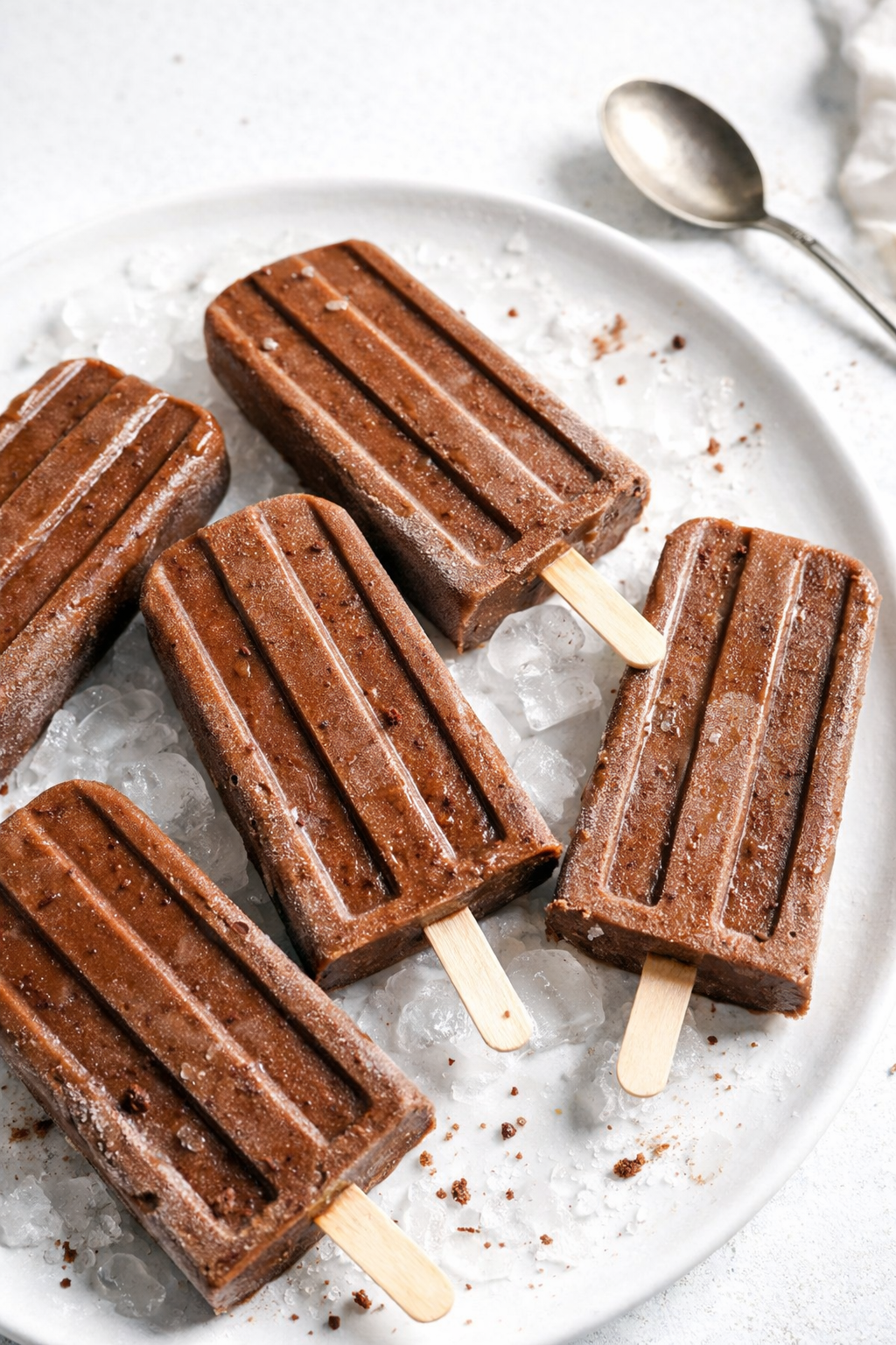 Quick Creamy Avocado Chocolate Fudgsicles