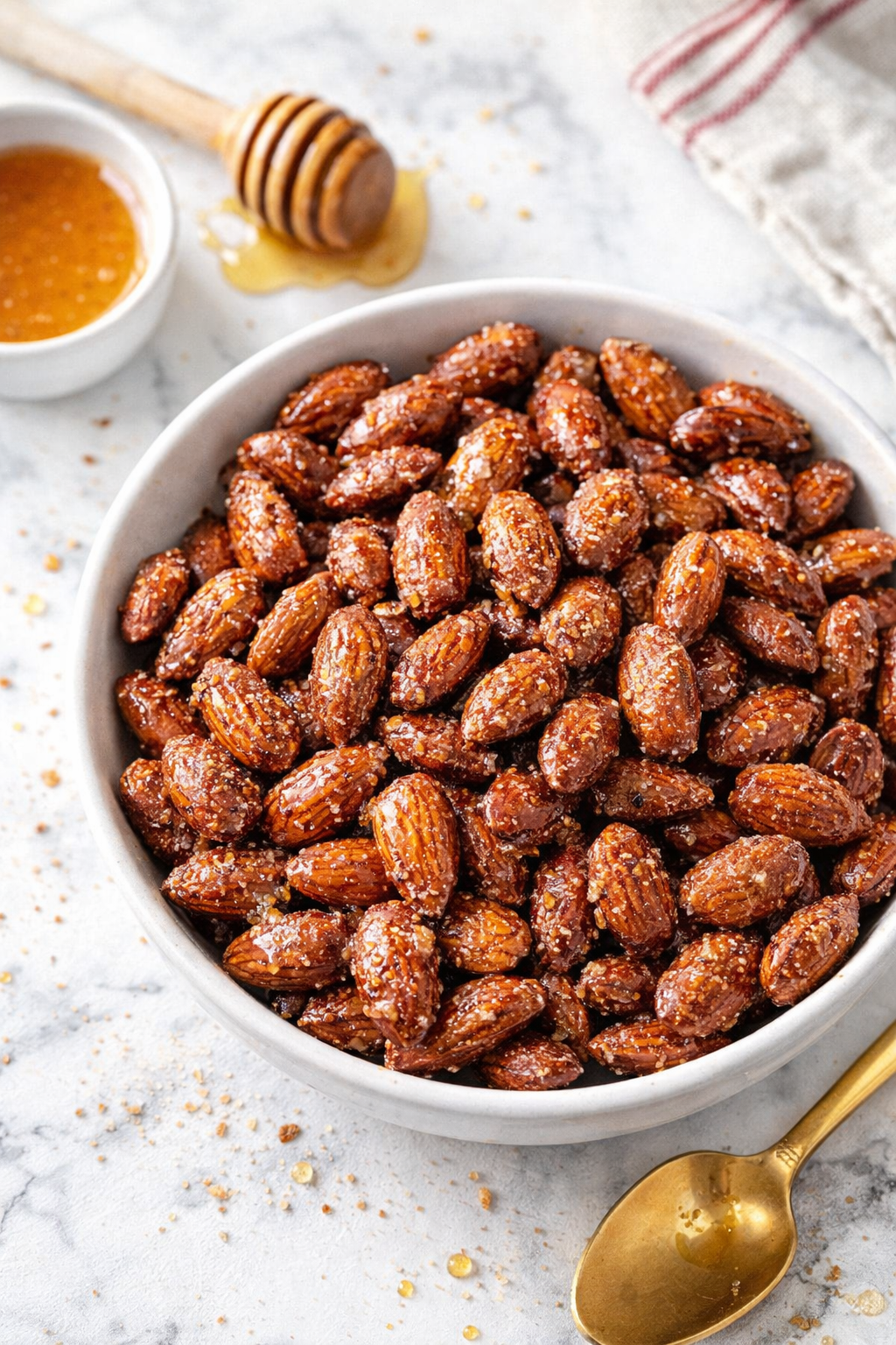 Quick Honey Almonds in 15 Minutes
