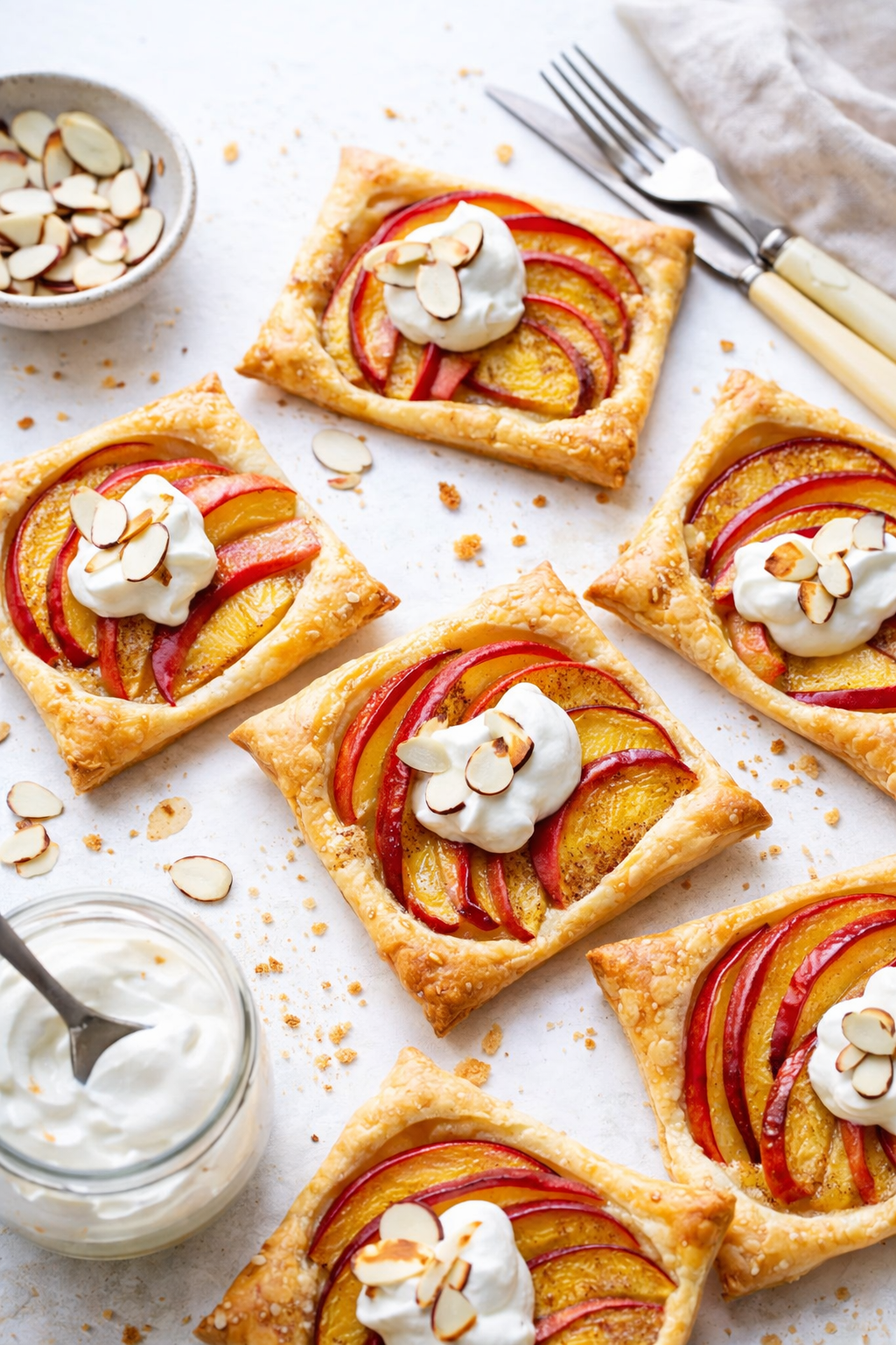 Quick Peach Pastry Tarts in 15 Minutes