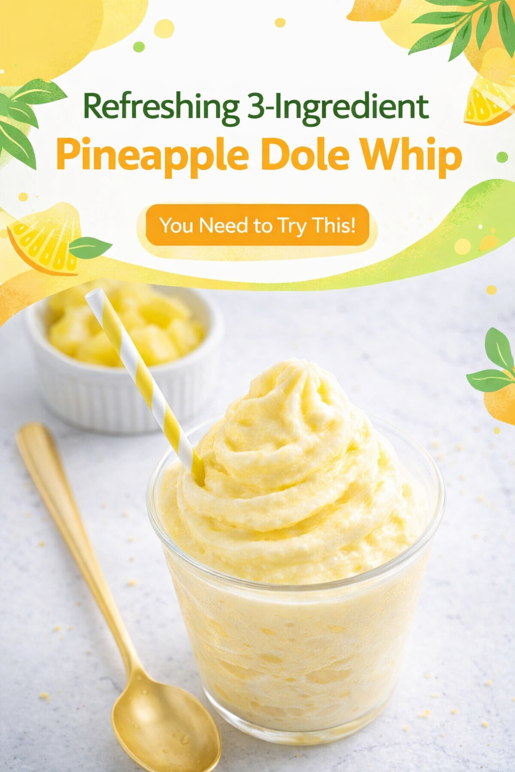Quick Three-Ingredient Pineapple Frozen Treat
