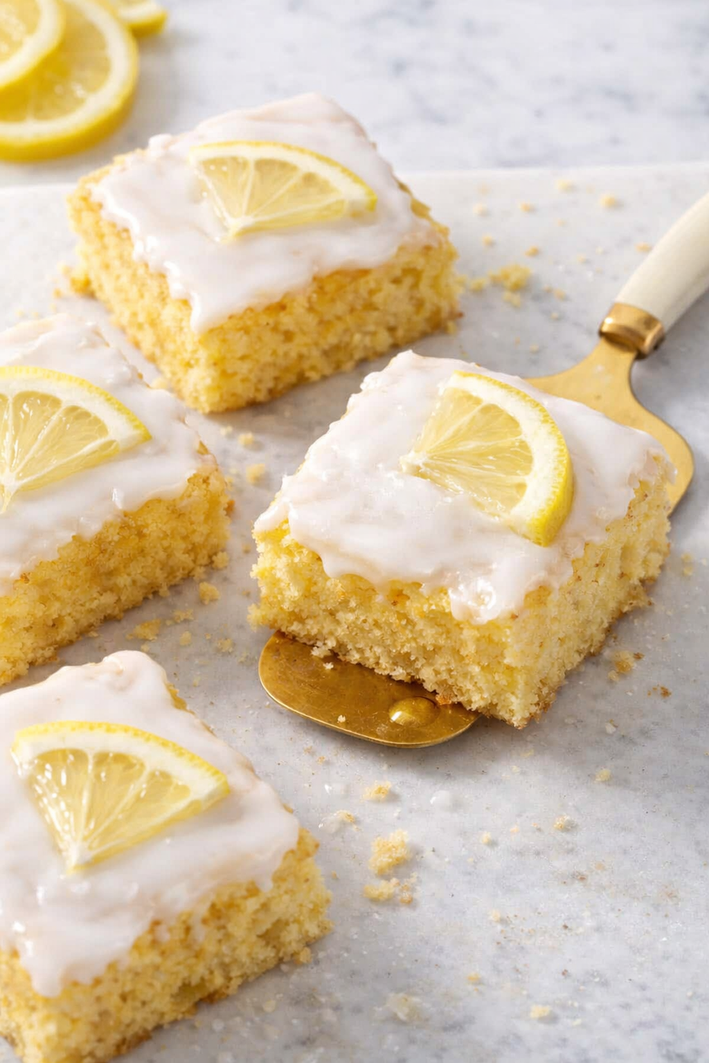 Simple Lemonade Cake with Glaze