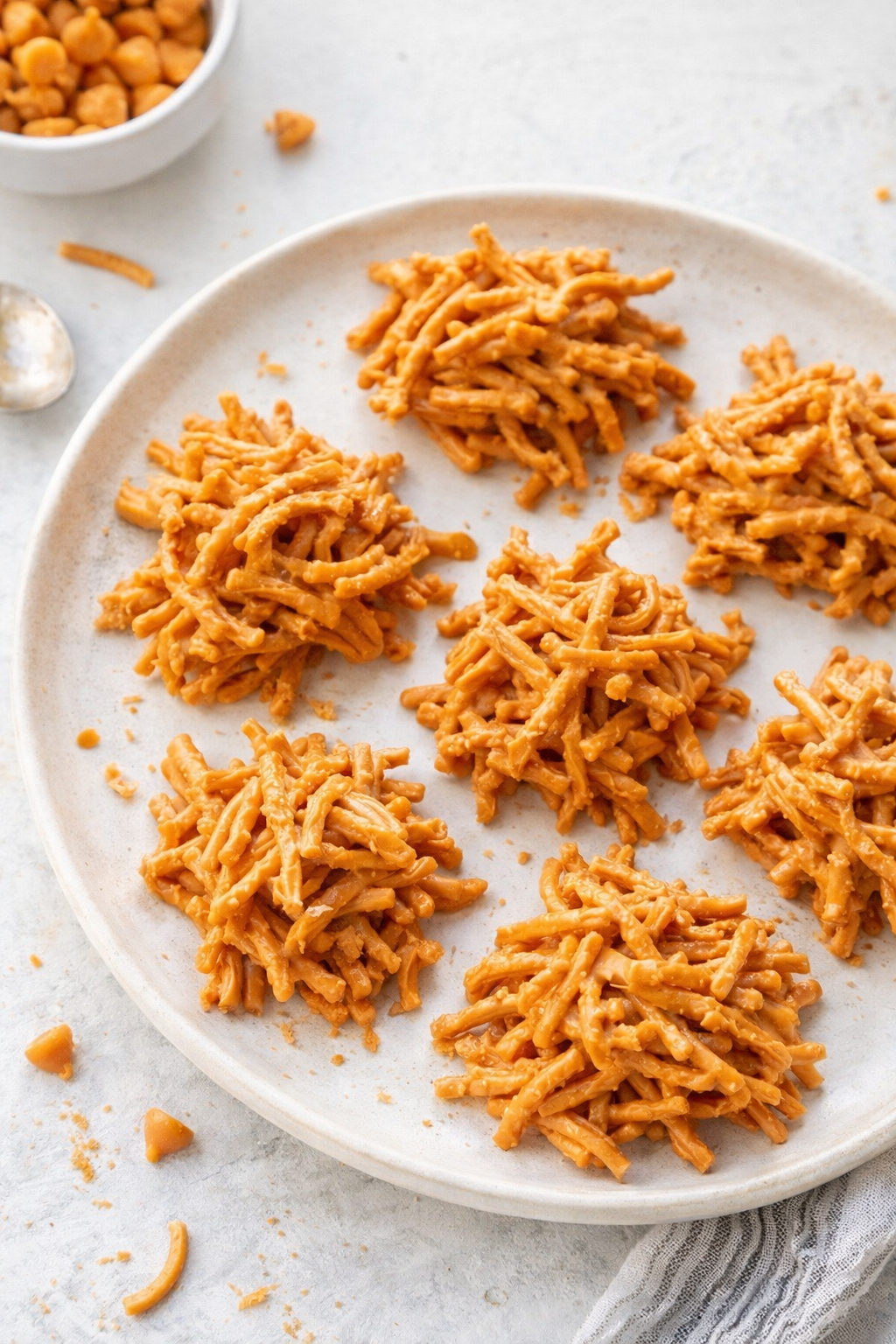 Simple No-Bake Butterscotch Haystack Cookies