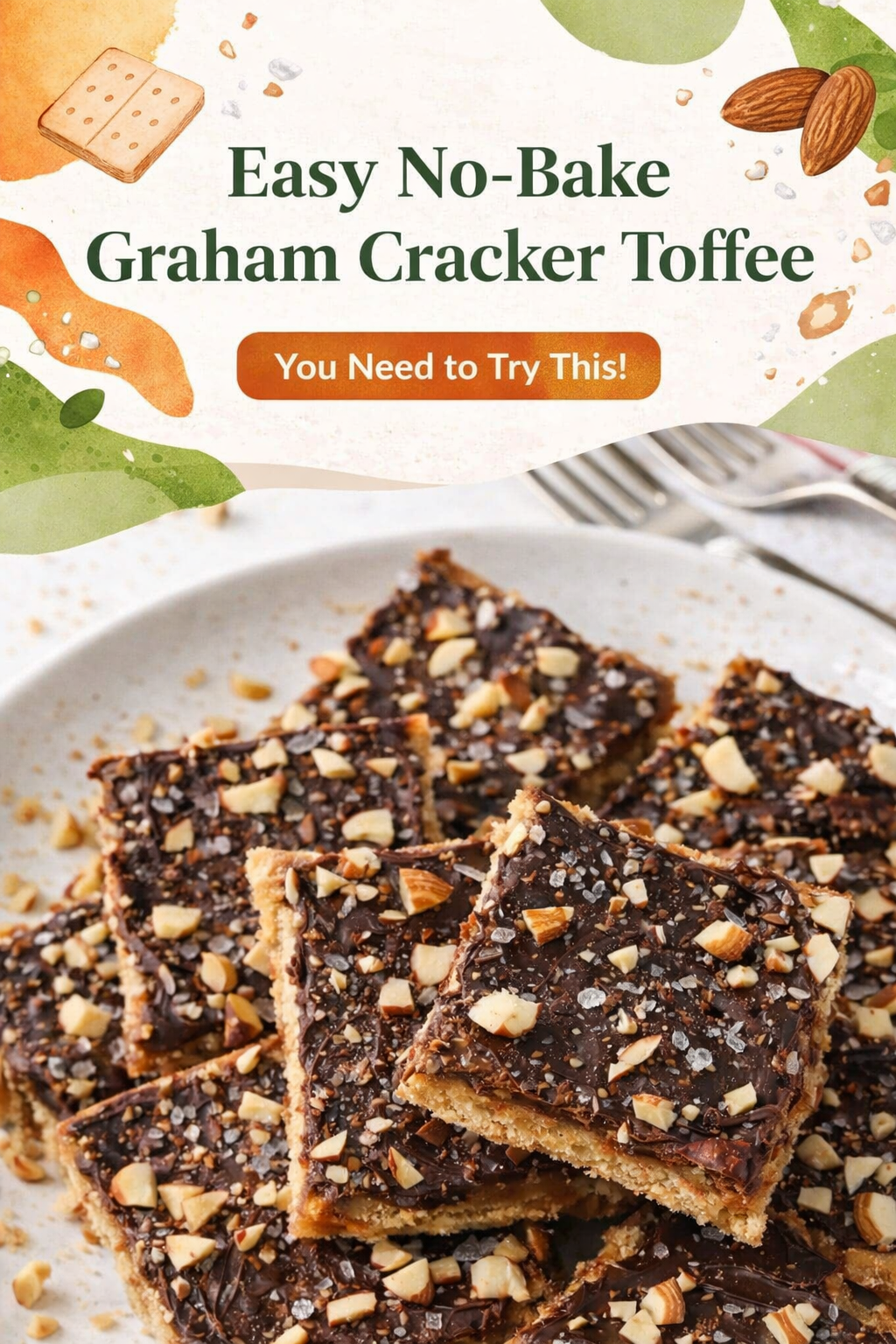 Simple No-Bake Graham Cracker Toffee