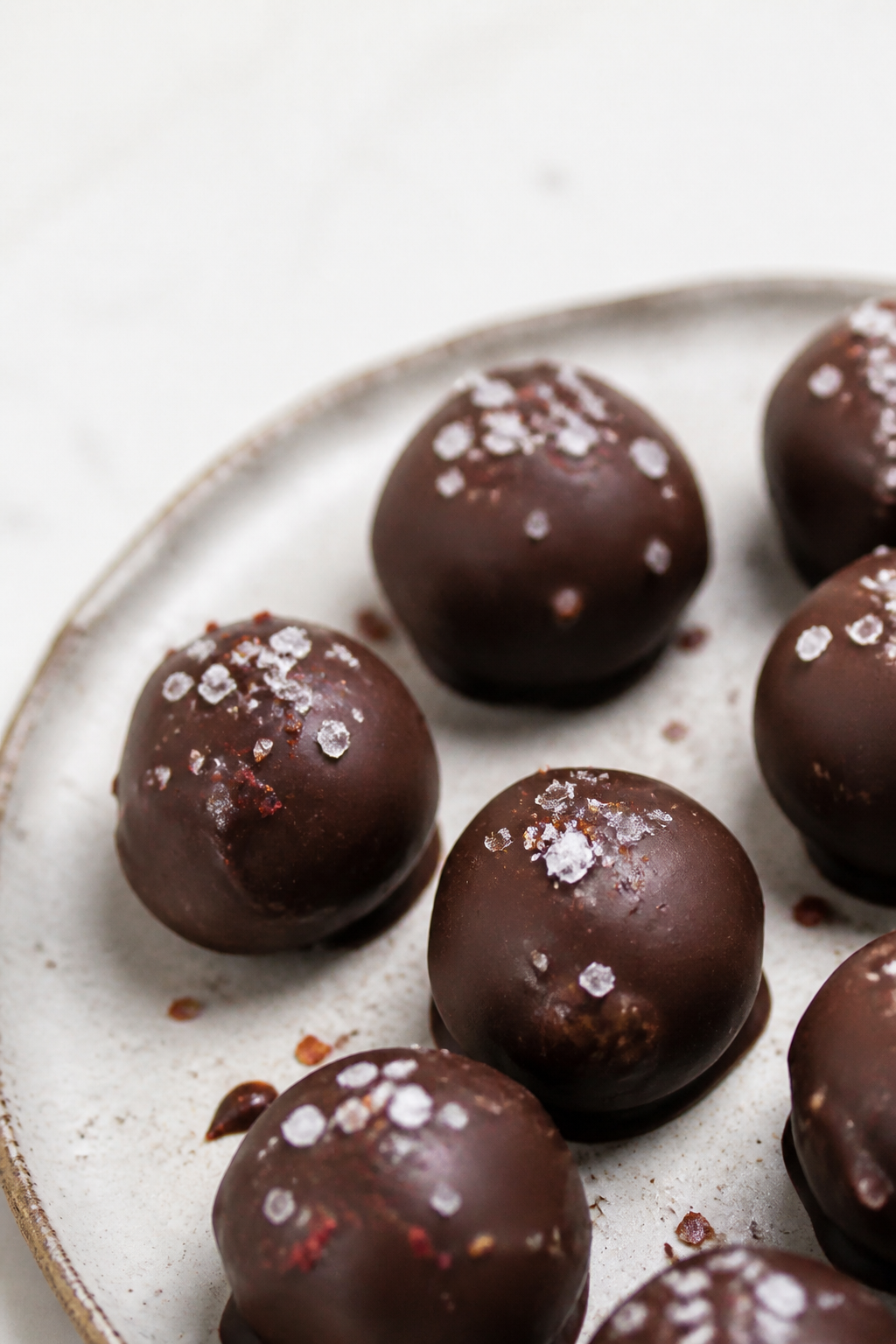 Spiced Dark Chocolate Truffle Delight