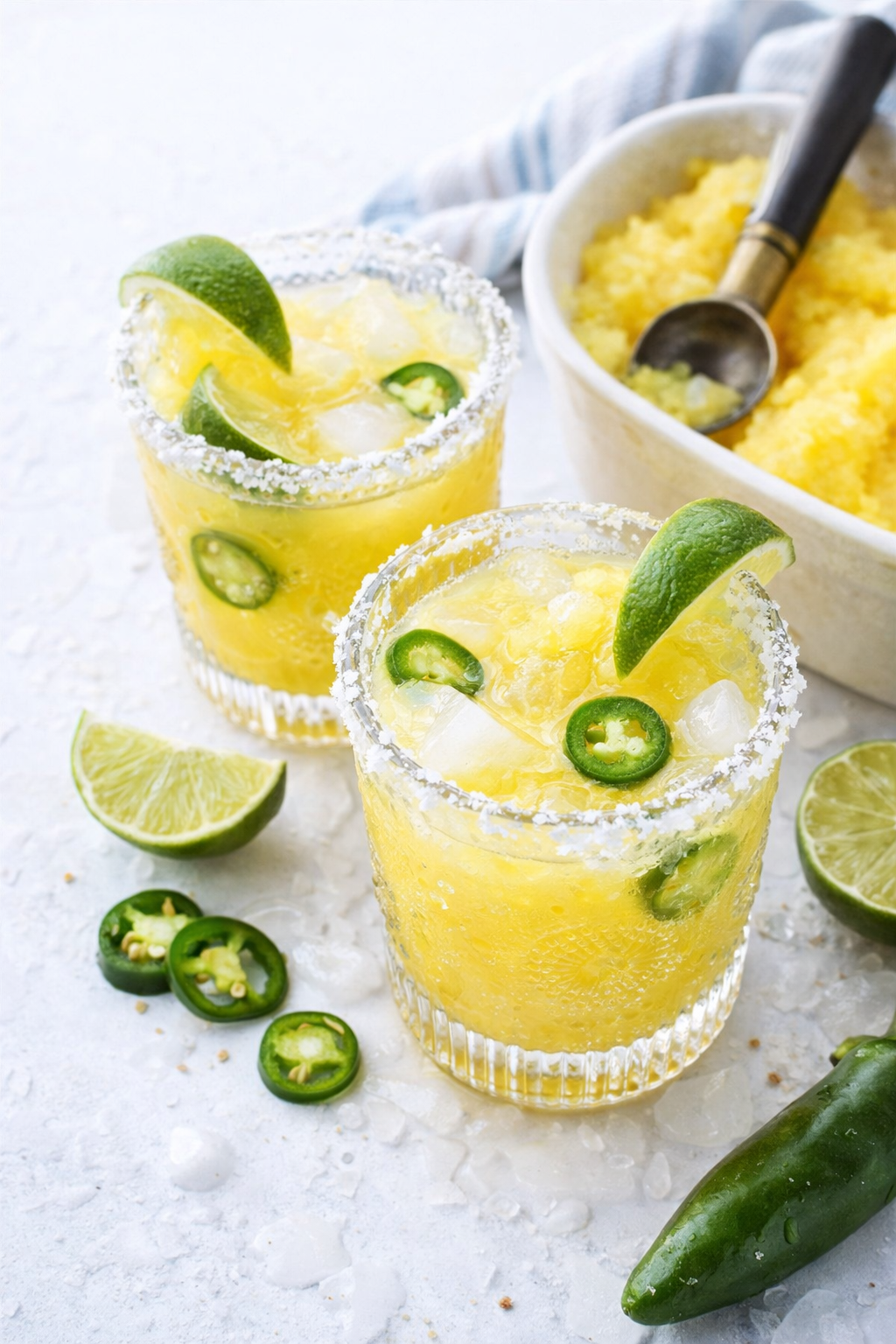 Spicy Pineapple Margarita Frozen Treat
