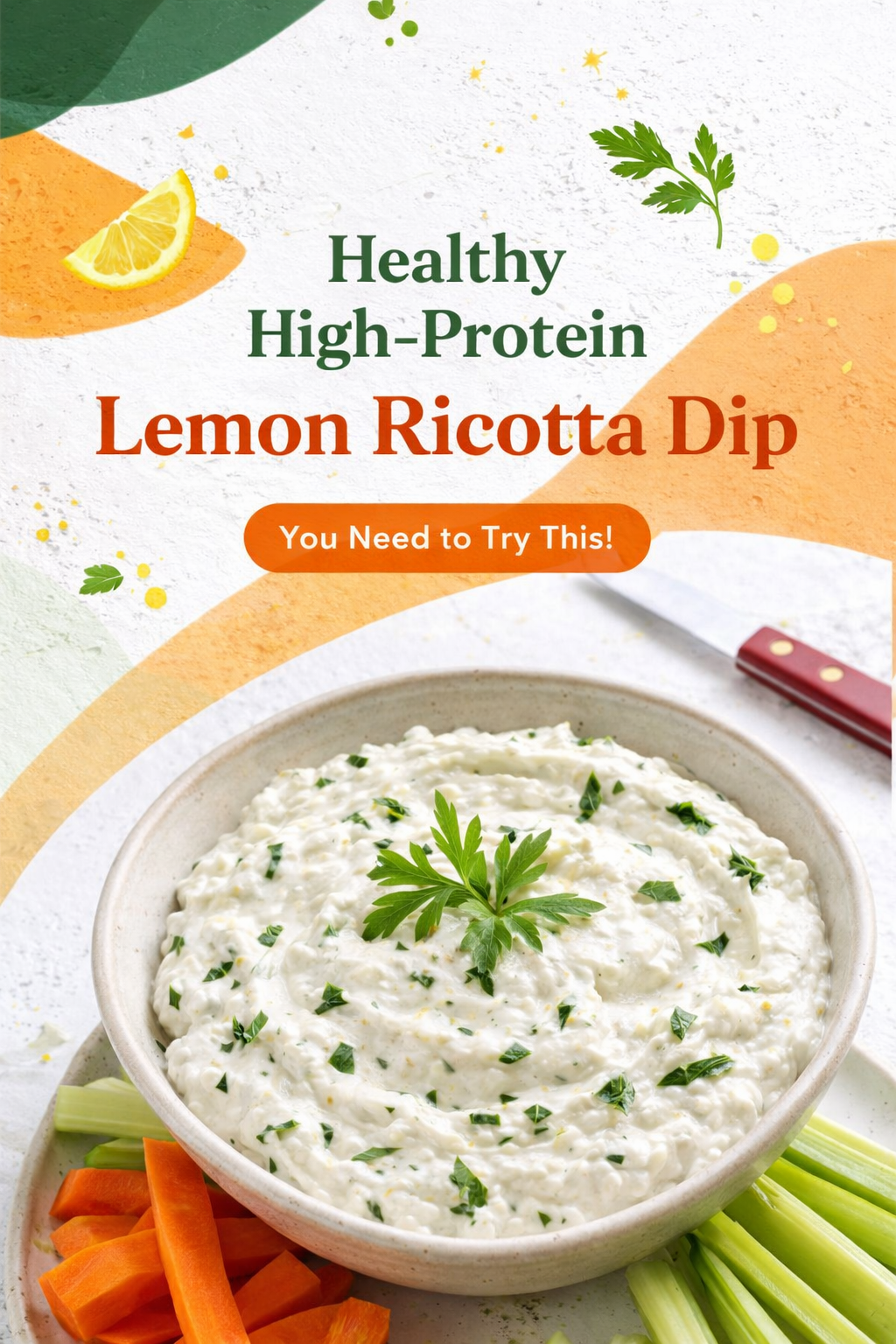 Tangy High-Protein Ricotta Dip Recipe